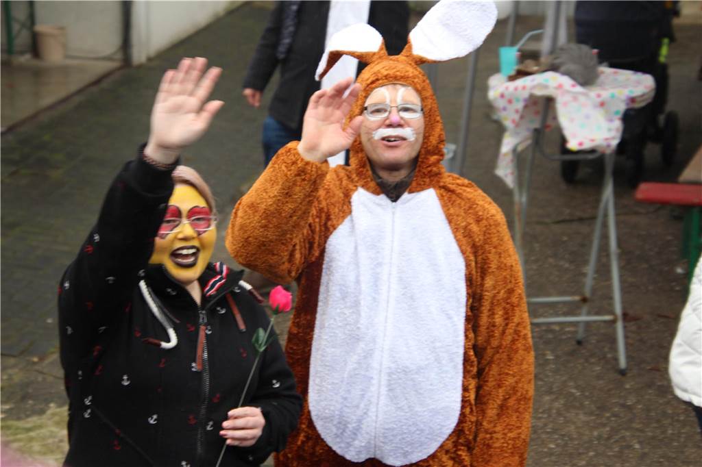 Der Osterhase war auch schon da. 