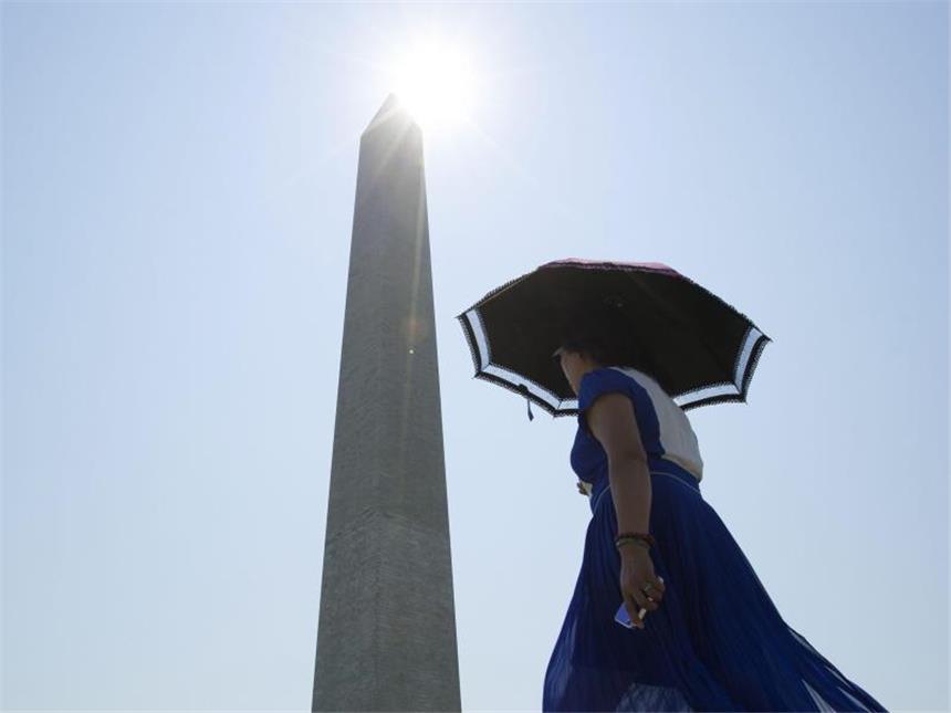 Papst und Obama vereint gegen Klimawandel und Armut Der Papst möchte während seines USA Besuchs auch das schwierige Thema des Klimaschutzes ansprechen. Washington hatte im Sommmer 2015 einen neuen Hitzerekord zu verzeichnen. Foto: Michael Reynolds
