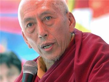 Der Premierminister der tibetischen Exilregierung, Samdhong Rinpoche, spricht von einem zufriedenstellenden Verlauf der Gespräche mit der chinesischen Regierung (Archivbild).