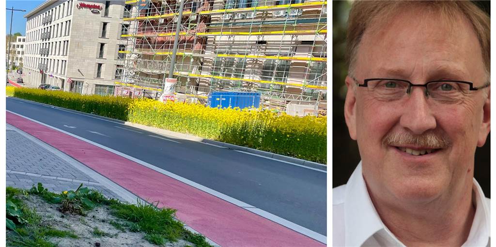 Autofahrer ignorieren Radweg an der Faßstraße – Riffelung trotzdem abgelehnt Der Radweg an der Faßstraße soll sicherer werden. Klaus Tillmann hofft auf kreative Vorschläge.