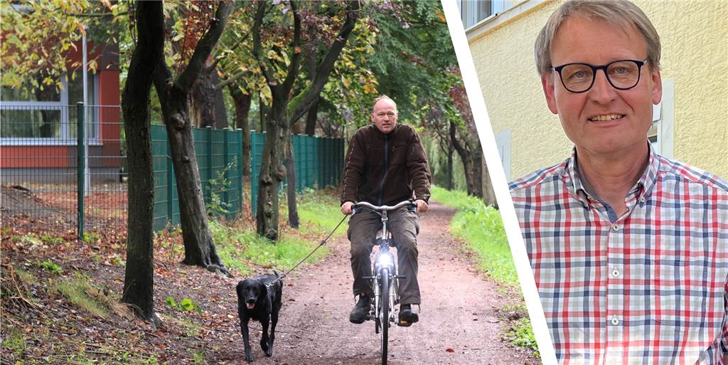 Radweg entlang der Berkel wird beleuchtet – aber nur zu bestimmten Zeiten Der Radweg entlang der Berkel soll beleuchtet werden. Hermann Wilmer stellte die Pläne vor.