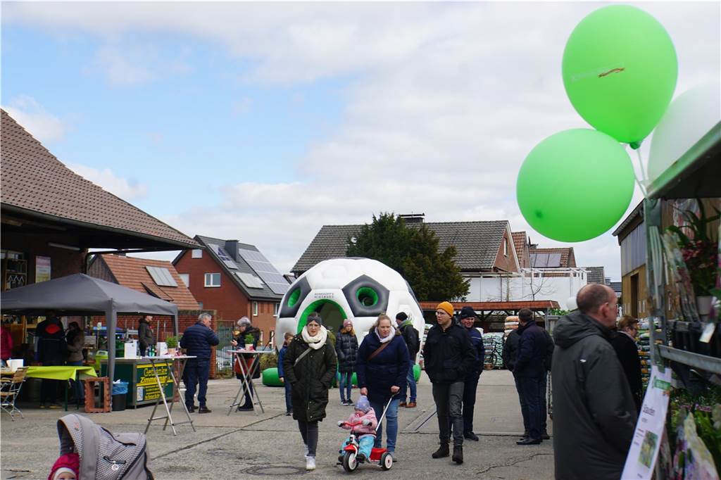 Der Raiffeisenmarkt präsentierte sich nach seinem Umbau.