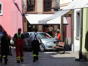 Der Rentner war im Mai 2016 mit seinem Wagen in eine Menschenmenge in der Altstadt von Bad Säckingen gefahren. Foto: Achim Keller