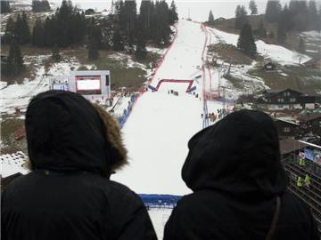 Der Riesenslalom von Adelboden wurde abgesagt. Foto: Peter Schneider
