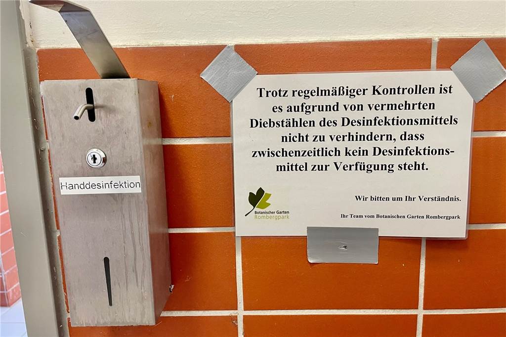 Rombergpark: Besonderes Unisex-WC und der Plan für neue stille Örtchen Der Rombergpark hat auch mit Vandalismus und Diebstahl zu kämpfen. Sogar das Desinfektionsmittel ist vor Langfingern nicht sicher.