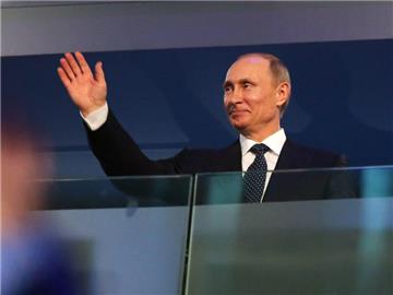 Der russische Präsident Wladimir Putin eröffnete die Paralympics in Sotschi. Foto: Sergej Schirikow