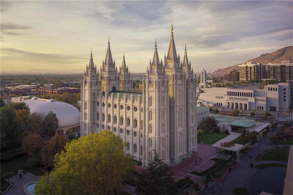 Mormone auf Mission: Julian Roth verlässt für zwei Jahre Freunde und Familie Der Salt-Lake-Tempel steht in Salt Lake City, der Hauptstadt des US-Bundesstaats Utah.