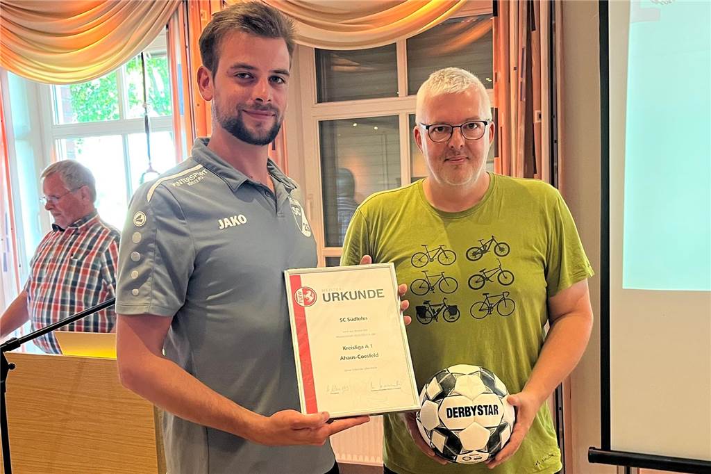 Erstes „Treffen der Vereine“ zum Saisonende Der SC Südlohn wurde Meister in der Kreisliga A1.