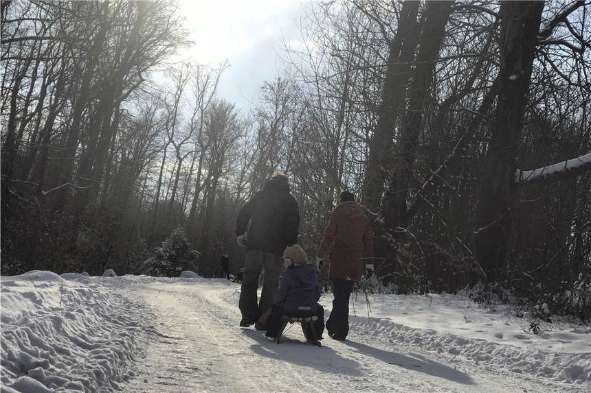Nach den Wetter-Warnungen: Das Ende des Dauerfrosts ist in Sicht Der Schnee hat den Wald rund um Haus Dorloh in eine Winter-Wunderlandschaft verwandelt.