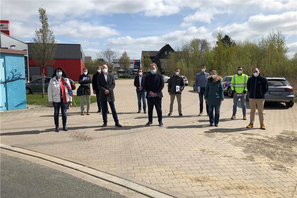 Größter Schnellladepark Europas entsteht am Kamener Kreuz Der Schnellladepark entsteht am Ende des südlichen Karrees.