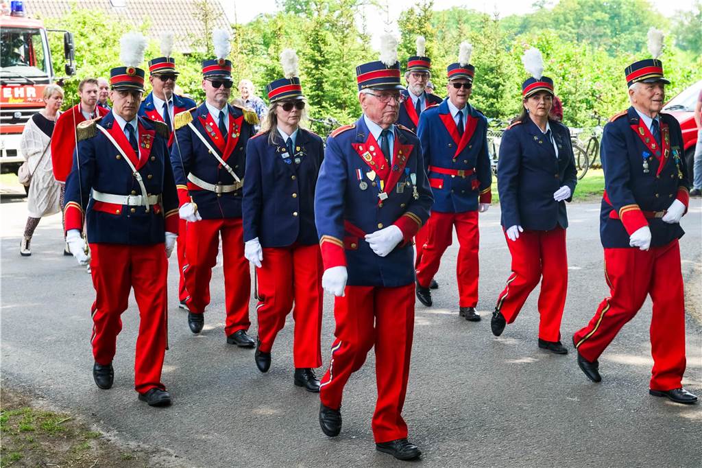 Der Schützenverein Haaksbergen beim Sternmarsch