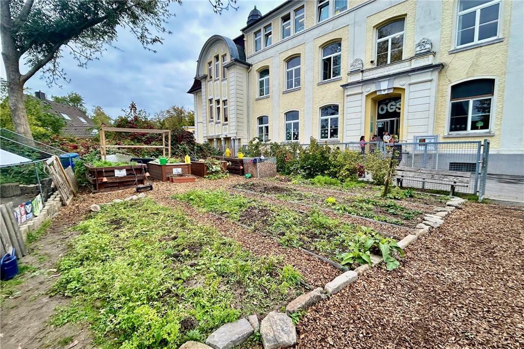 Aplerbecker Grundschule: Kinder verzweifelt - wo ist Huhn Toffee? Schulgarten, Aplerbecker Grundschule, Dortmund-Aplerbeck
