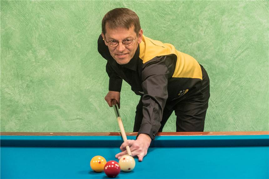 Der schwedische Billard-Profi Torbjörn Blomdahl