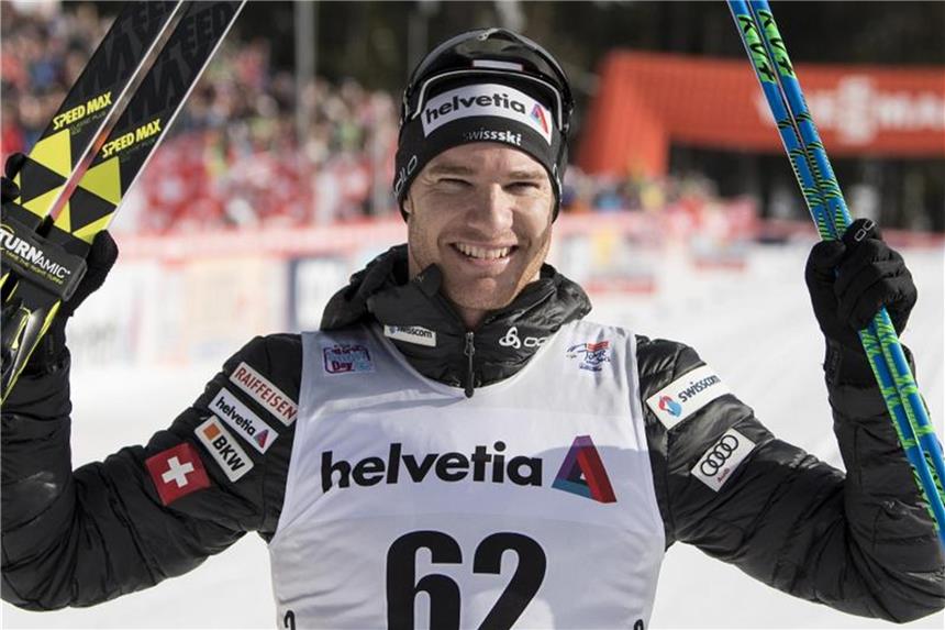 Das Comeback der Saison: Tour-de-Ski-Sieger Dario Cologna Der Schweizer Dario Cologna ist nun mit vier Tour-de-Ski-Siegen Rekordchampion. Foto: Peter Schneider