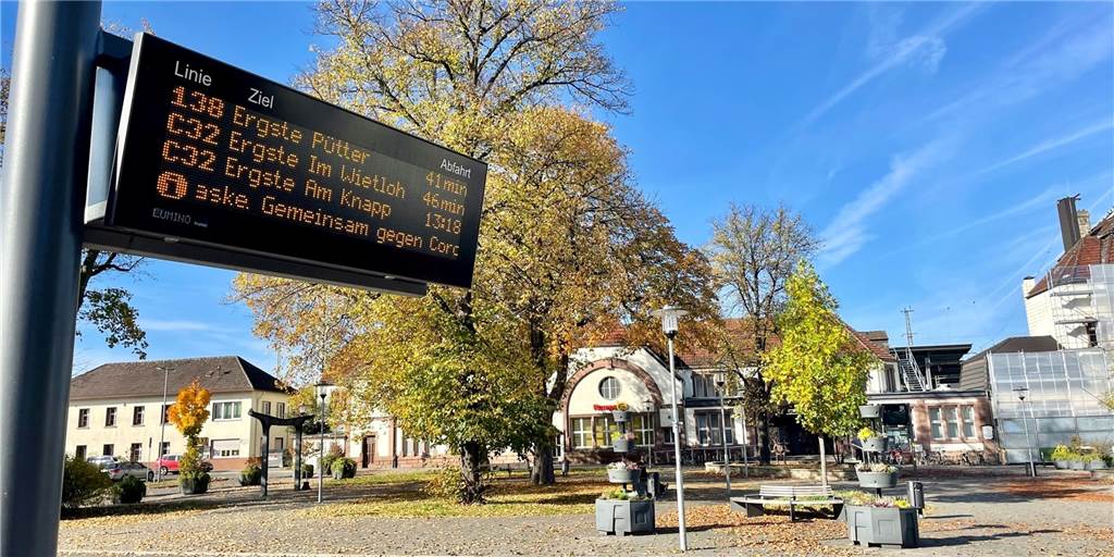 Die wohl einsamste Bushaltestelle NRWs steht in Schwerte – der Bahnhof bekommt eine 1 Hauptbahnhof Schwerte