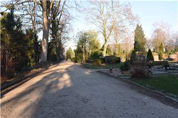 Der Selmer Friedhof, nicht direkt an der Kirche, aber auch nicht weit davon entfernt