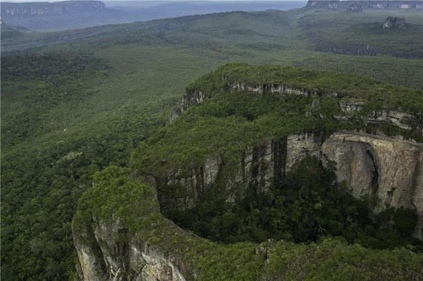 Kolumbien schafft riesigen Tropenwald-Nationalpark Der Serranía-de-Chiribiquete-Nationalpark in Kolumbien liegt zwischen Orinoco-Ebene, Anden und dem Amazonas-Gebiet. Foto: colprensa