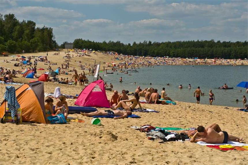 Der Silbersee war wieder begehrtes Ausflugsziel.