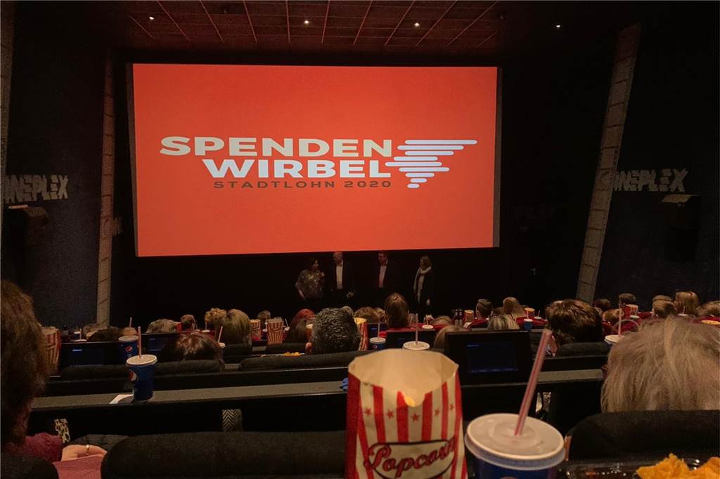 Der SpendenWirbel-Kinoabend war komplett ausgebucht und somit ein voller Erfolg.