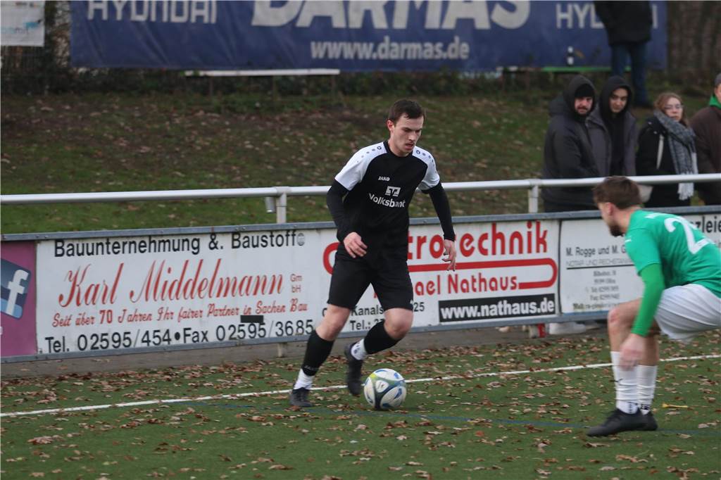 Der SuS Olfen verlor sein Spiel gegen GW Nottuln II knapp.