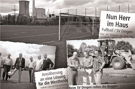 Der SV Dingen rettete vor 10 Jahren den eigenen Sportplatz vor der Schließung