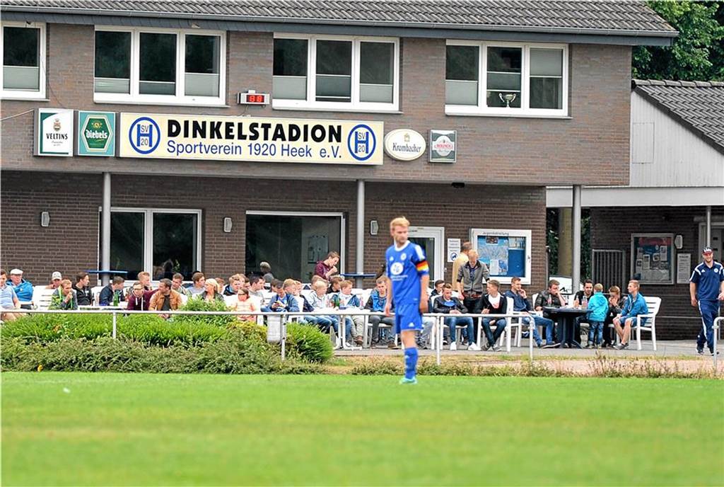 Vereine müssen sich beim Regionalbudget ein wenig in Geduld üben Der SV Heek hat im Jubiläumsjahr einen Förderantrag für die technisch-energetische Sanierung des Vereinsheimes im Dinkelstadion gestellt.