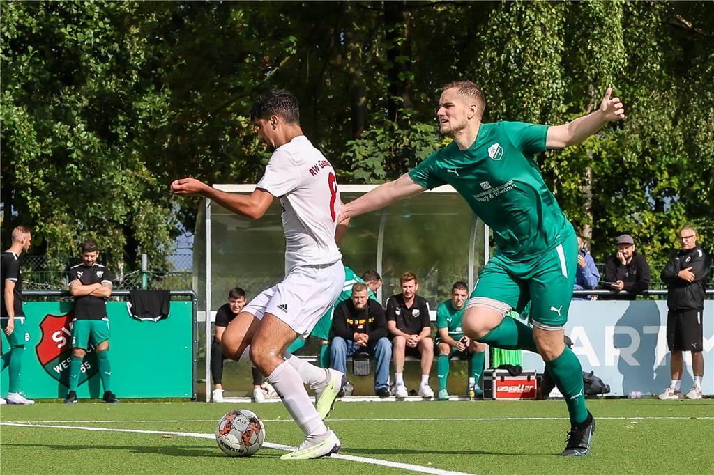 Der SV Westrich gewann das Kreisliga-A-Topspiel gegen RW Germania.