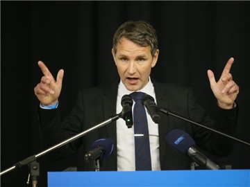 Der Thüringer AfD-Fraktionschef Björn Höcke gehört zu den bekanntesten Vertretern des rechtsnationalen Flügels. Foto: Bodo Schackow