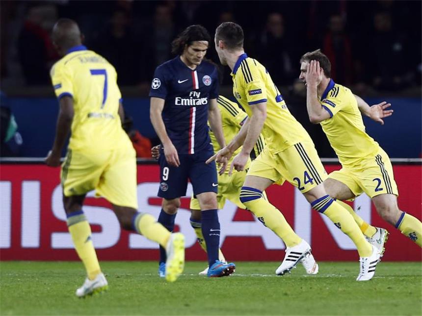 Chelseas Minimalismus: Ein Versuch, ein Treffer Der Treffer von Branislav Ivanovic war Chelseas einzige Chance. Foto: Etienne Laurent