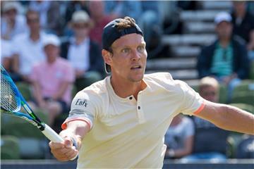 Der Tscheche Tomas Berdych hat seine Teilnahme am Grand-Slam-Turnier in Wimbledon verletzungsbedingt abgesagt. Foto: Marijan Murat