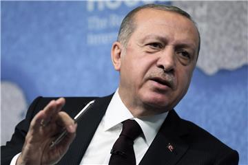 Der türkische Präsident Recep Tayyip Erdogan sprach mit Bloomberg TV in London. Foto: Pool Presdential Press Service/dpa