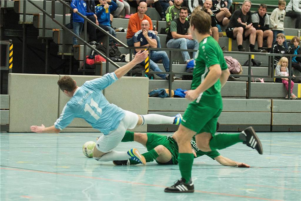 Der TuS Haltern am See hat sich erneut den Titel bei der Ü32-Hallenfußball-Stadtmeisterschaft geholt.