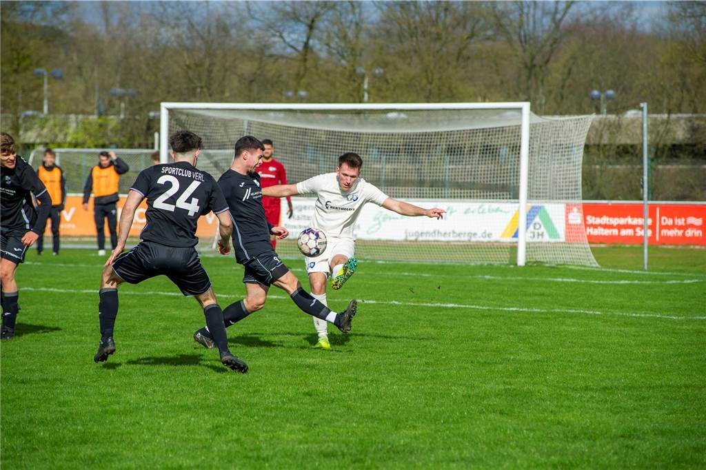Der TuS Haltern erkämpfte sich gegen Westfalenliga-Spitzenteam SC Verl II einen Punkt, Tore fielen in dem Spiel nicht.