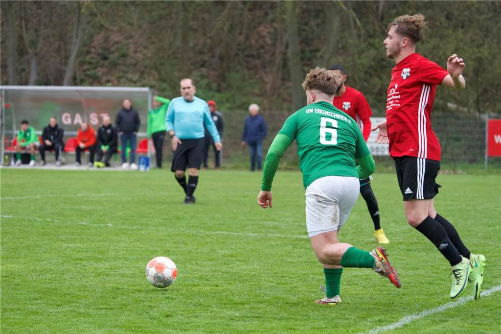 Der TuS Henrichenburg musste sich gegen GW Erkenschwick am Karsamstag mit einem 2:2 begnügen.