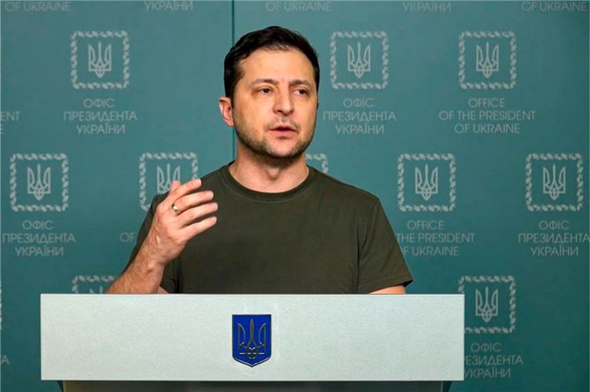 Ukraine stimmt Verhandlungen mit Russland zu Der ukrainische Präsident Wolodymyr Selenskyj hat an das Nachbarland Belarus appelliert, sich nicht in den Krieg einzumischen.