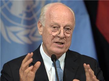 Der UN-Sondervermittler für Syrien, Staffan de Mistura, plant Syrien-Friedensgespräche am 29. Januar. Foto: Hans Punz
