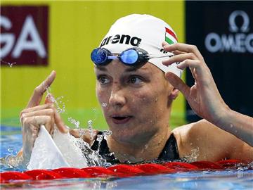 Der ungarische Schwimm-Star Katinka Hosszú will ihr Heimfans begeistern. Foto: Patrick B. Kraemer
