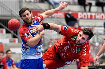 Der Unnaer Handballer Jan Brosch und der ASV Hamm mussten sich am Ende gegen den TV Großwallstadt mit einem Remis zufrieden geben.