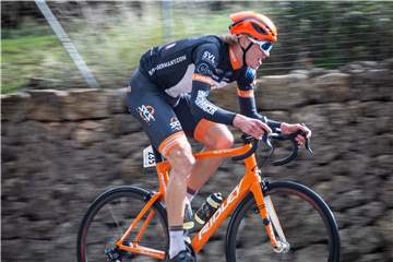 Der Unnaer Jon Knolle fuhr in Belgien lange Zeit in der Spitzengruppe mit.