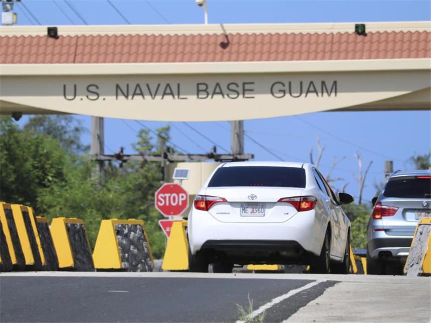 Trump beharrt auf "Feuer-und-Wut"-Äußerung Der US-Militärstützpunkt Guam ist von großer strategischer Bedeutung, im Vietnamkrieg diente die Insel den USA als Ausgangspunkt für Luftangriffe. Foto: Haven Daley