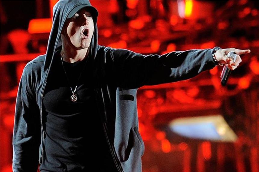 Eminem greift Waffenlobby NRA in Raptext an Der US-Rapper Eminem bezieht Stellung. Foto: Chris Pizzello