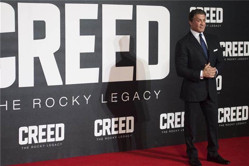Creed – Rocky’s Legacy Der US-Schauspieler Sylvester Stallone bei der Europa-Premiere des Films „Creed“ in London (2016). Foto: Will Oliver
