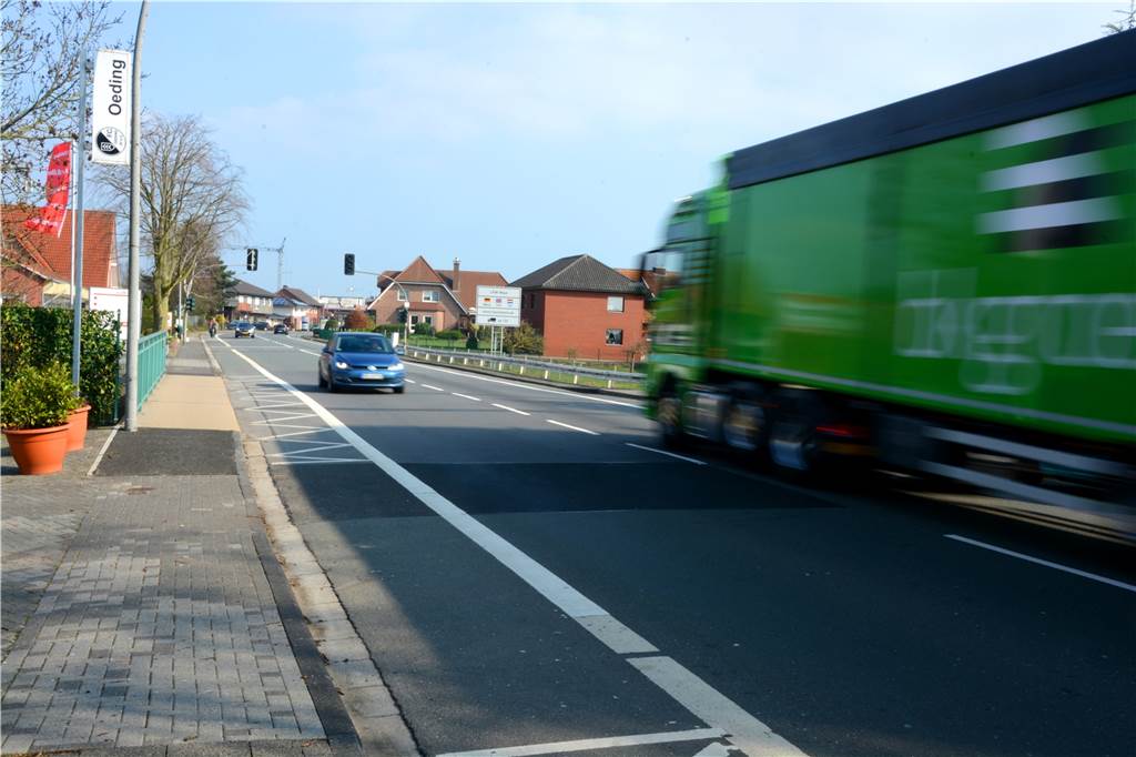 Oeding: Wenn es die Umgehungsstraße schon gäbe, hätten die Oedinger keine Sorgen mehr Der Verkehr auf der Winterswyker Straße bleibt der wunde Punkt des Ortsteils.