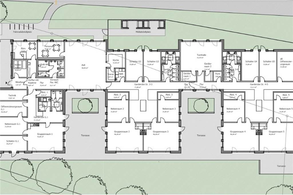 Der Vorentwurf für den Neubau der Pestalozzi-Kita