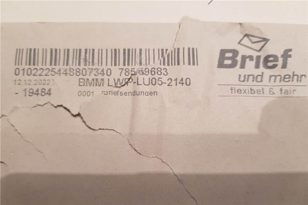 Bürgerentscheide: Briefwahlunterlagen zu spät zugestellt – BI prüft Ergebnis Der Wahlbrief von Anne Grotefels wurde am 12. Dezember gestempelt.