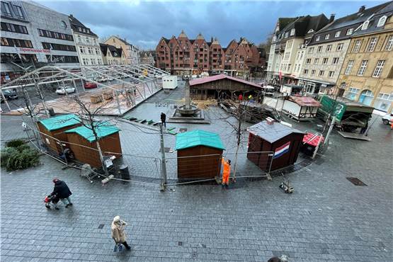 Castroper Adventsdorf abgebaut: Scheune hat trotz Corona nicht gefloppt