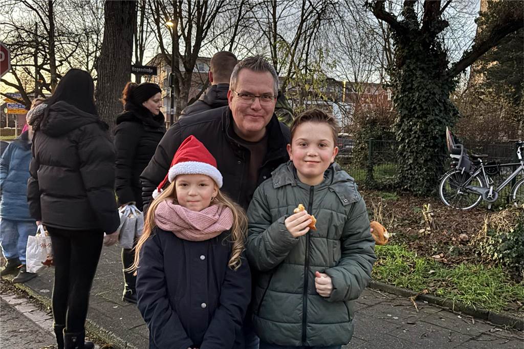 Mann mit Kindern