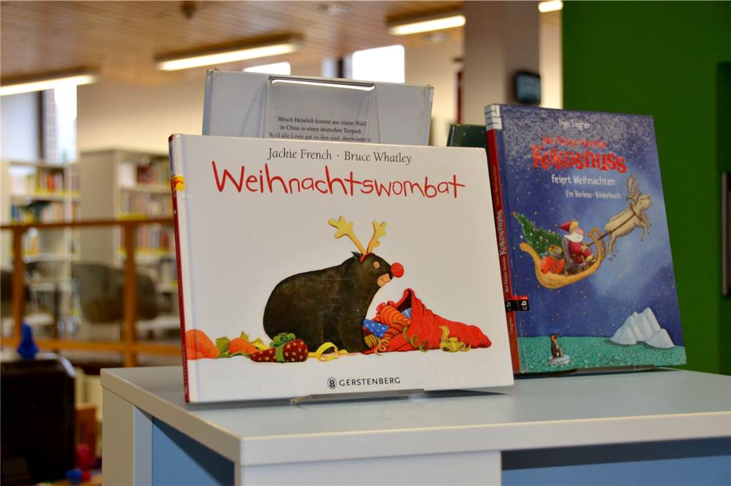 Vom Kauf bis zur Ausleihe: So landet ein Buch im Regal der Halterner Bücherei Der Weihnachtswombat kann seit 2012 in der Stadtbücherei Haltern ausgeliehen werden. Ein beliebtes Kinderbuch in der Seestadt.
