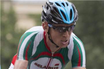 Der Weißrusse Kanstantin Siutsou wurde von seinem Team nach einer positiven EPO-Kontrolle suspendiert. Foto (2015): Jim Lo Scalzo Foto: Jim Lo Scalzo