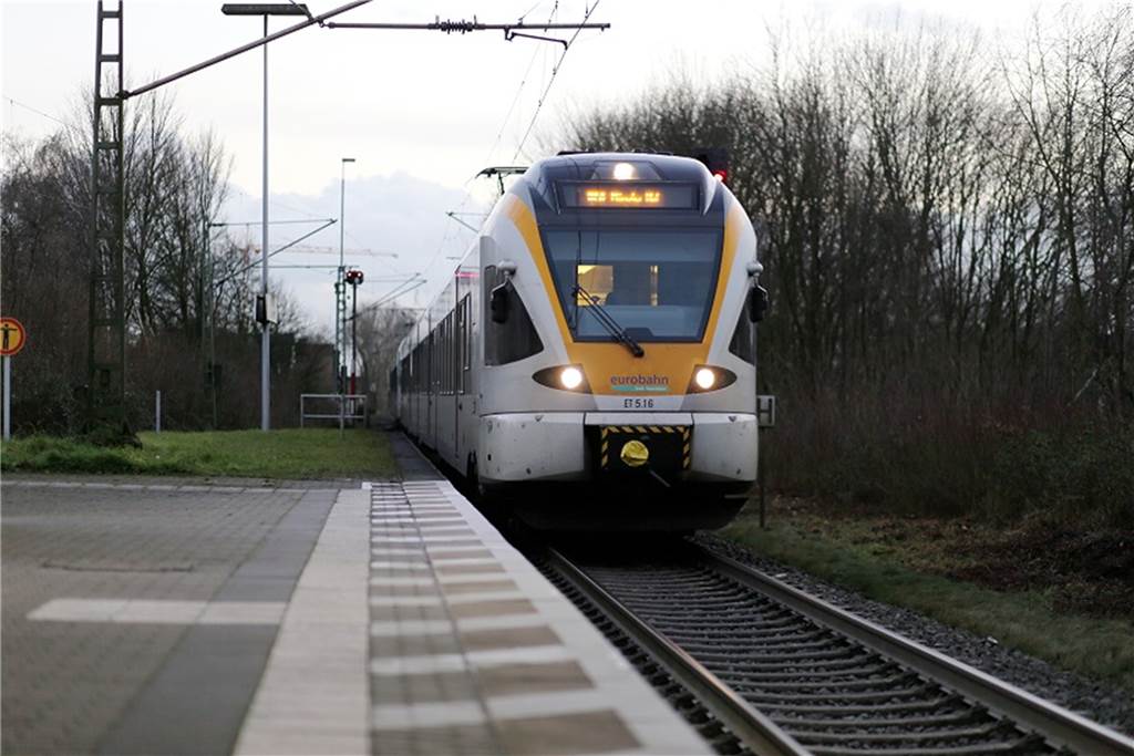 Freude über zweites Gleis, aber auch weitere Forderungen Der zweigleisige Ausbau hätte auch positive Effekte auf die Pünktlichkeit der Eurobahn.